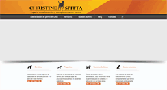 Desktop Screenshot of christinespitta.com